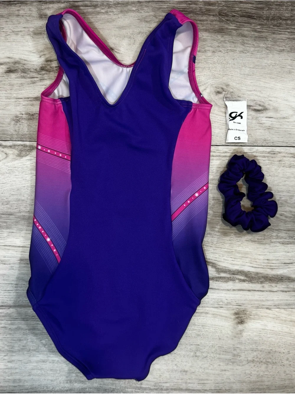 EUC GK Kids Pink to Purple Ombré Leotard